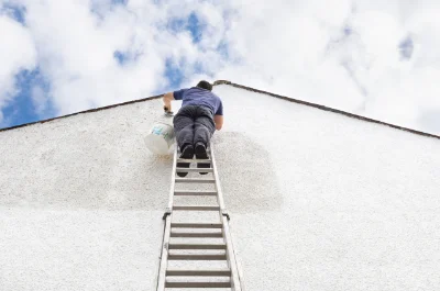 Peinture extérieure à la Chapelle-d'Abondance — façades et ravalement